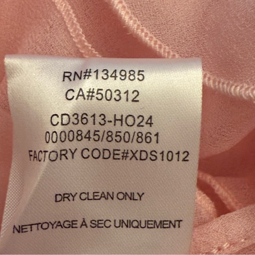 For Love & Lemons Danali Ruffle Pink Ruffle Mini Dress with Black bow - Picture 8 of 16